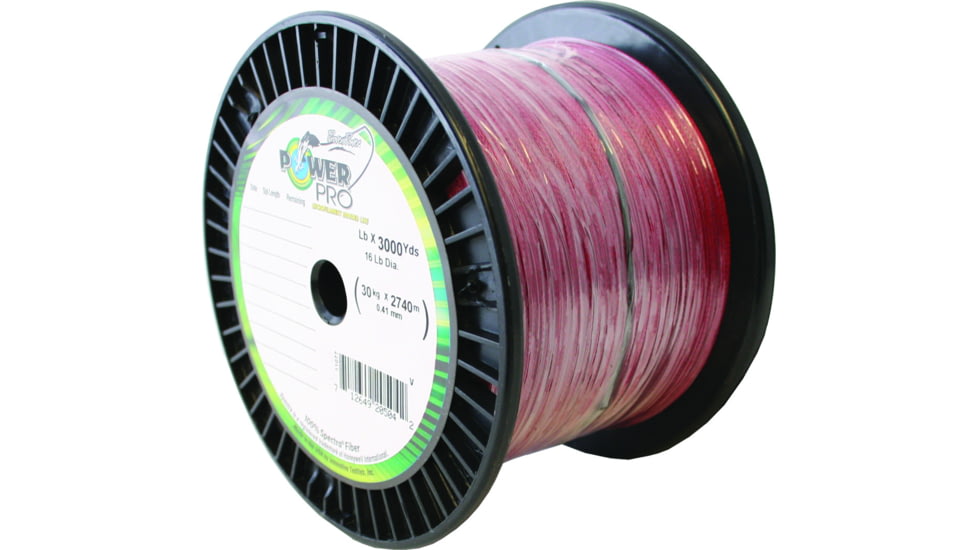 Power Pro Spectra Braided Fishing Line 100lb 3000yd Vermillion Red, 21101003000V