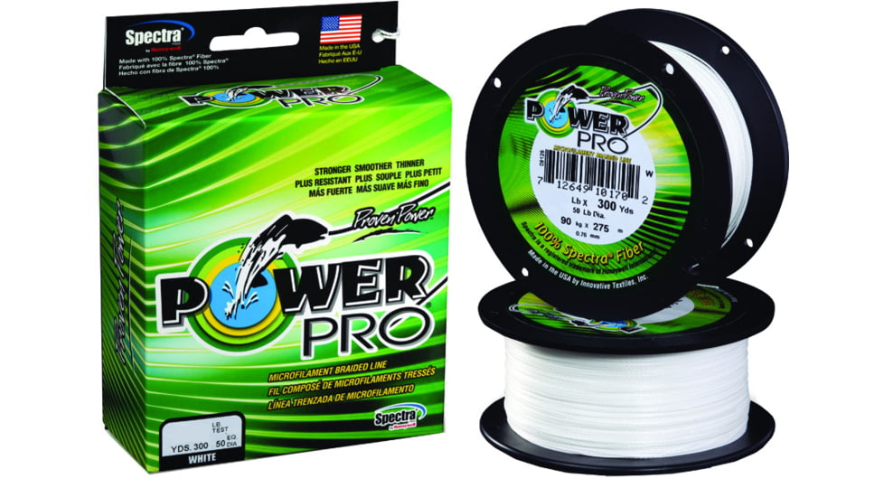 Power Pro Spectra Braided Fishing Line 100lb 300yd White, 21101000300W