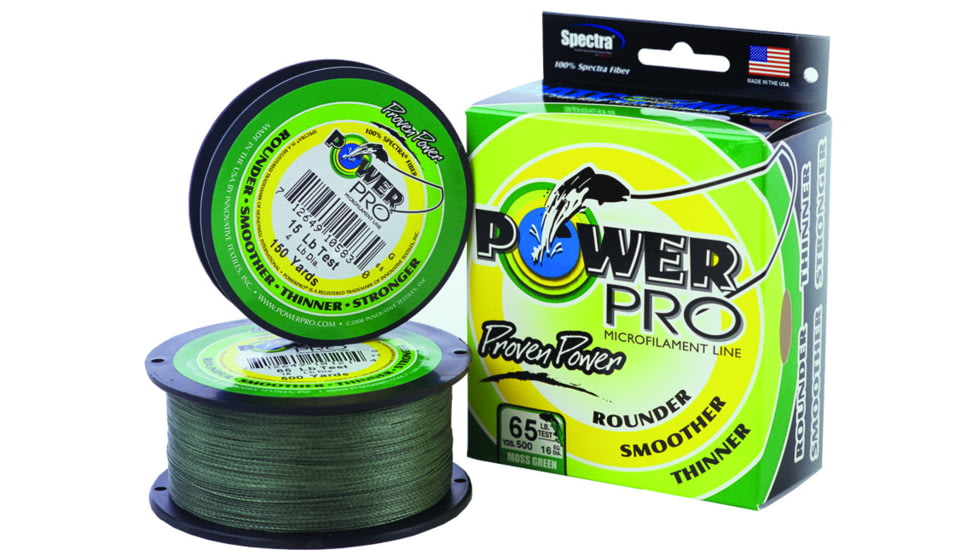 Power Pro Spectra Braided Fishing Line 10lb 3000yd Green, 21100103000E