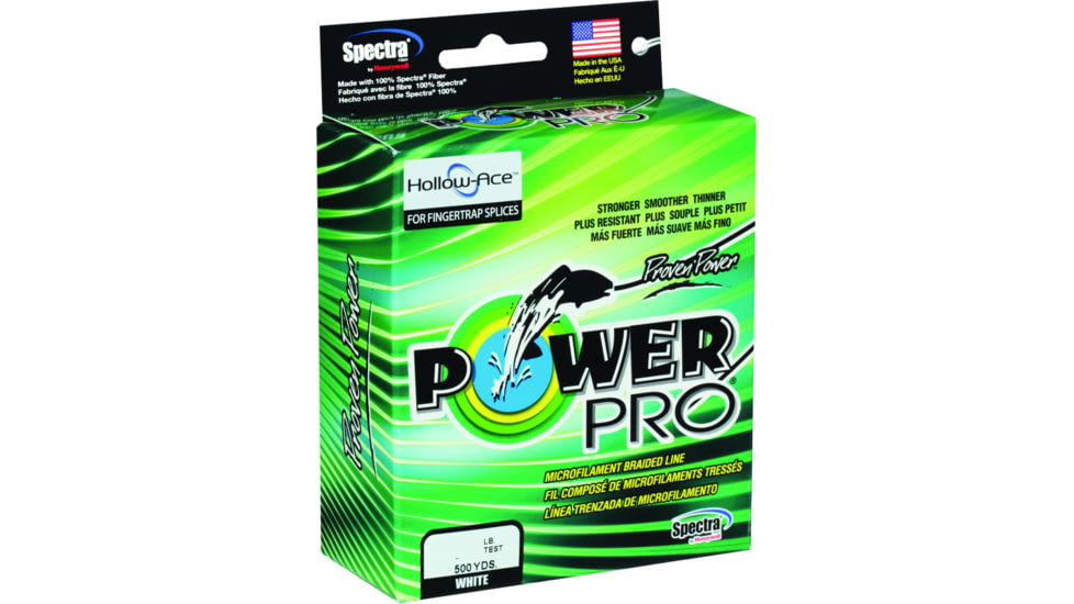 Power Pro Spectra Braided Fishing Line 30lb 500yd White, 21100300500W