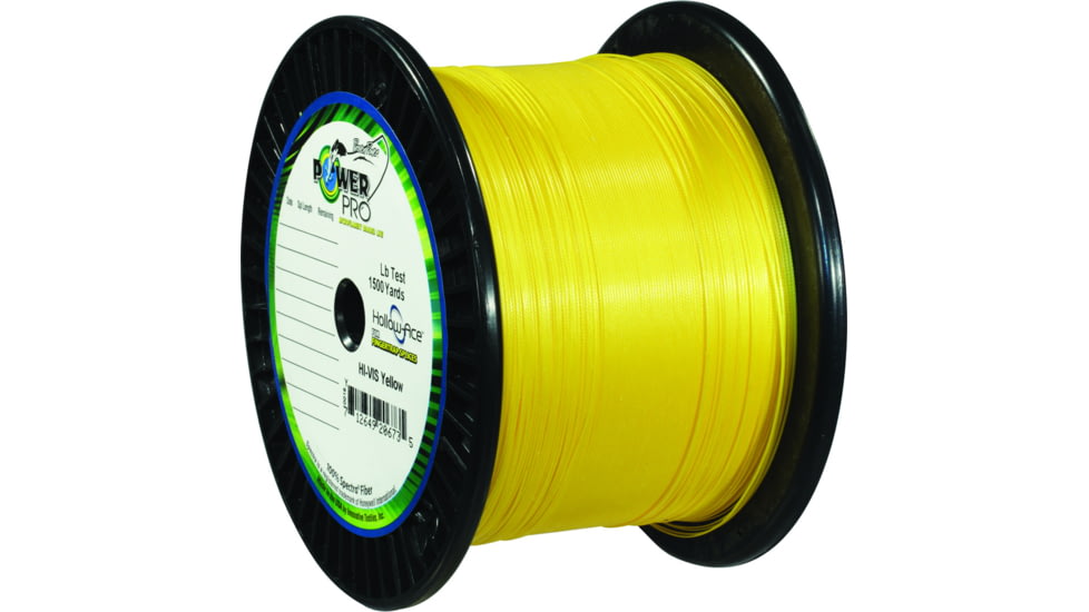 Power Pro Spectra Braided Fishing Line 40lb 1500yd Hi-Vis Yellow, 21100401500Y