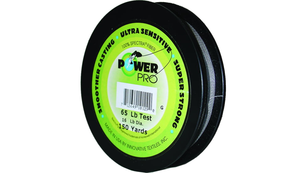 Power Pro Spectra Braided Fishing Line 65lb 100yd Green, 21100650100E