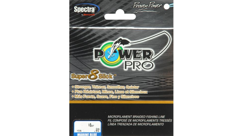 Power Pro Super 8 Slick 150 yds. Marine Blue - 20 lb. Test, Blue 067190
