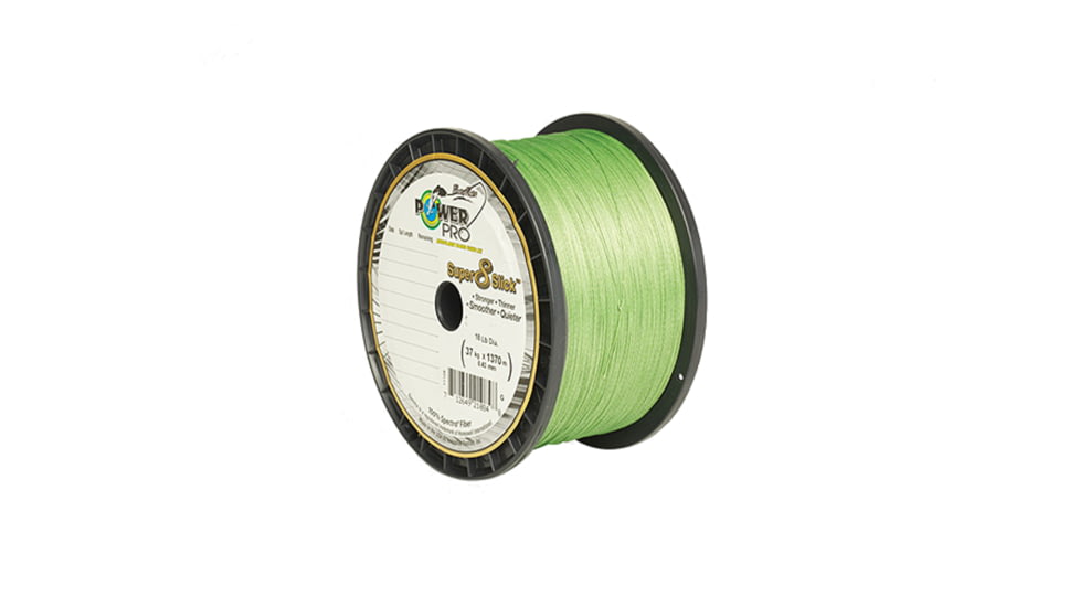 Power Pro Super 8 Slick Aqua Green 150 yds. - 30 lb. Test, Green 067222