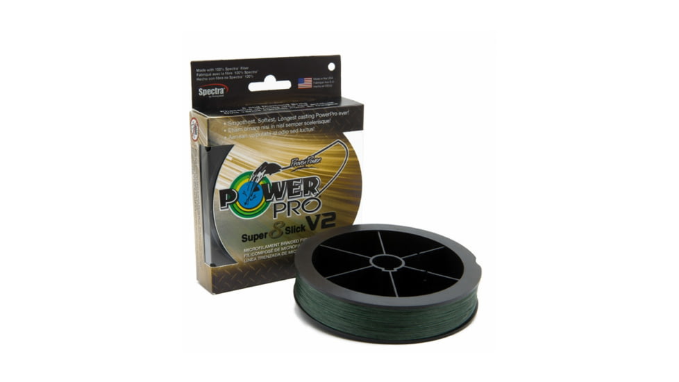 Power Pro Super Slick V2 50lb 3000yd Moss Green, 31500503000E