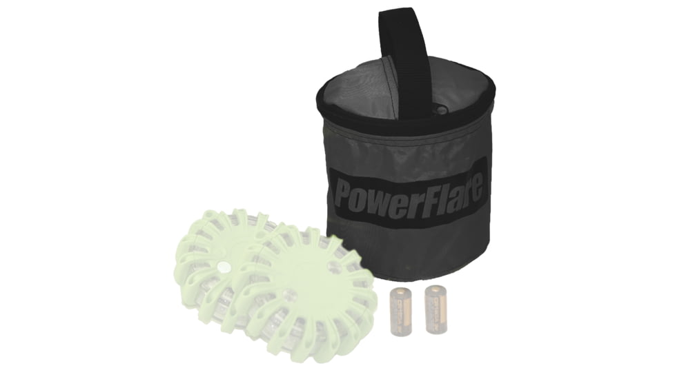 Powerflare Carry Bag for PF-200 Safety Lights - Holds up to 2 Units, Black BAG2-BK