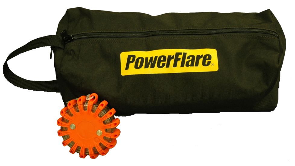 Powerflare Large Storage Carry Bag for PF-200 Safety Lights - Holds up to 18 Units, Black BAG18-BK-HD