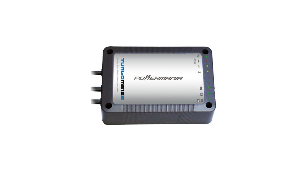 Powermania Battery Charger, Turbo, 12/24V 12A, 2 Bank, New Condition PWR-57104