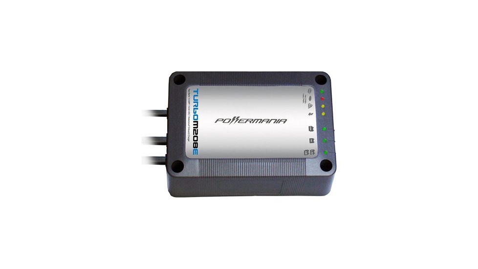 Powermania Battery Charger, Turbo, 12/24V 8A, 2 Bank, New Condition PWR-57103