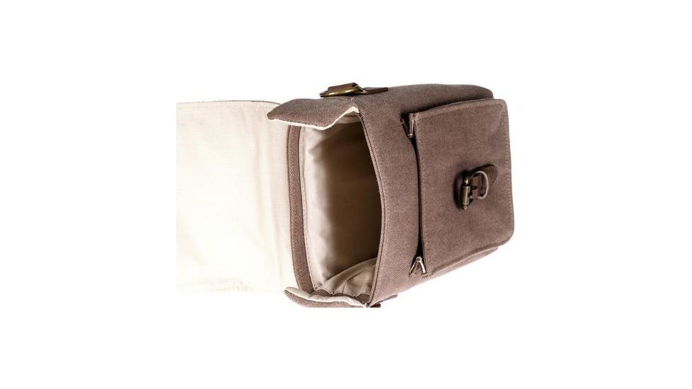 Praktica Heritage Leather Binocular Shoulder Bag, Brown/Tan PRA189