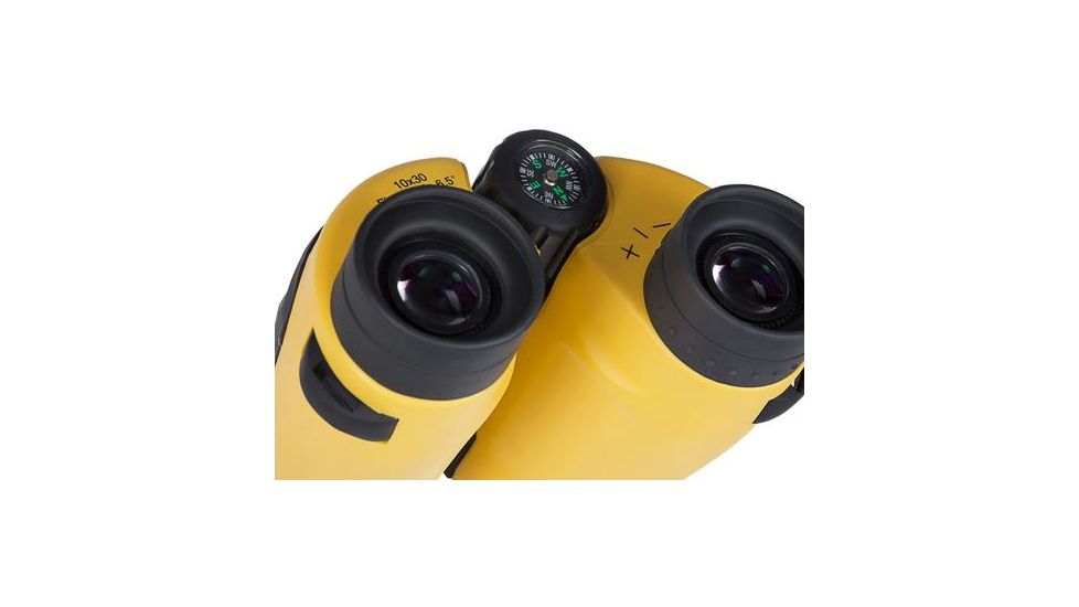 Praktica Marine Flotilla Binoculars, 10x30mm, Roof Prism, Yellow, MHFL1030Y