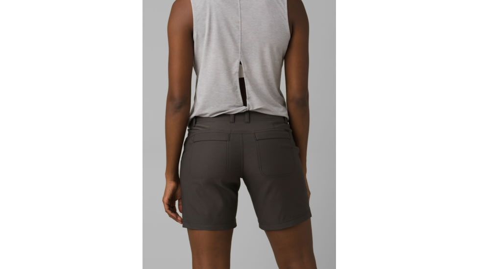 prAna Alana Short Shorts, 7 Inseam, Dark Iron, 10, 1962501-020-07-10