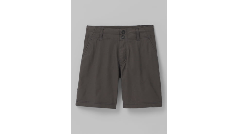 prAna Alana Short Shorts, 7 Inseam, Dark Iron, 10, 1962501-020-07-10