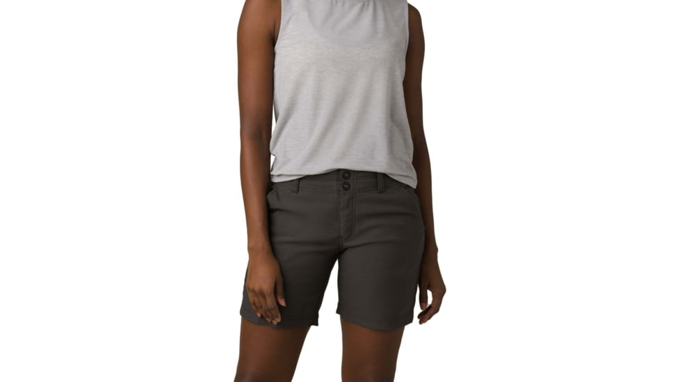 prAna Alana Short Shorts, 7 Inseam, Dark Iron, 10, 1962501-020-07-10