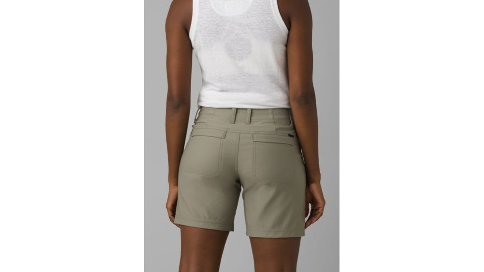 prAna Alana Short Shorts, 7 Inseam, Sage, 8, 1962501-300-07-8