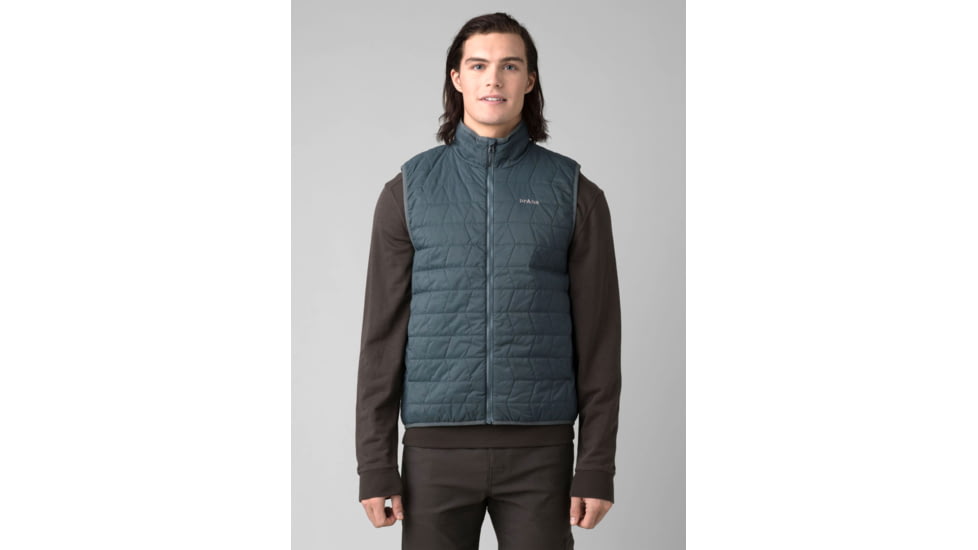 prAna Alpine Air Vest - Men's, Large, Grey Blue, 1968591-400-L