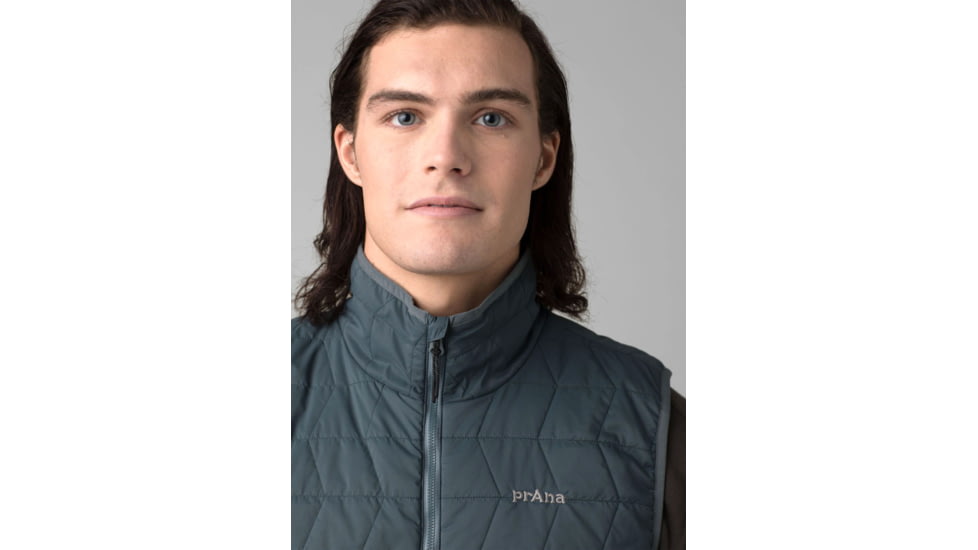 prAna Alpine Air Vest - Men's, Large, Grey Blue, 1968591-400-L