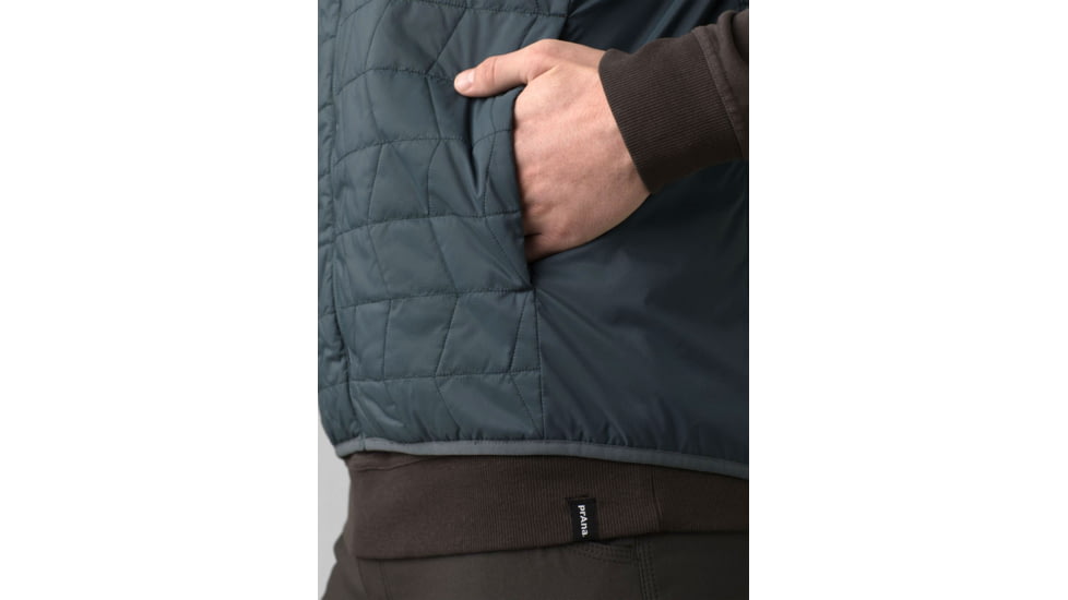 prAna Alpine Air Vest - Men's, Large, Grey Blue, 1968591-400-L