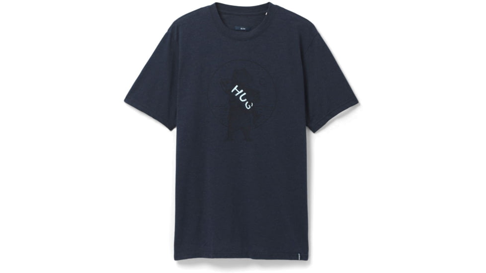 prAna Bear Squeeze Journeyman 2 T-Shirt, Nautical Heather, Small, 1966821-400-ST-S