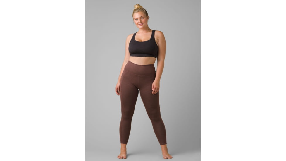 prAna Becksa 7/8 Legging Pants, Flannel Heather, Medium, W41180589-FLHT-M