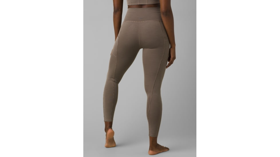 prAna Becksa 7/8 Legging Pants, Mink Heather, Large, W41180589-MNHT-L