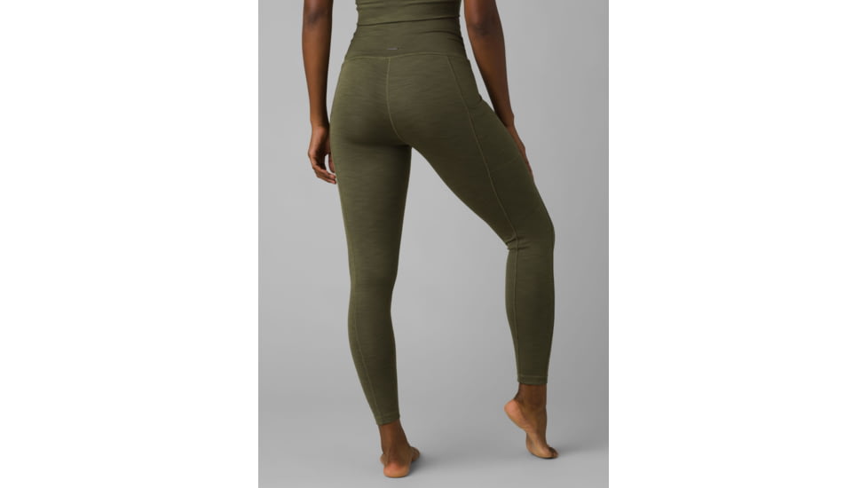 prAna Becksa 7/8 Legging - Women's, Small, Cargo Green Heather, W41180589-301-S