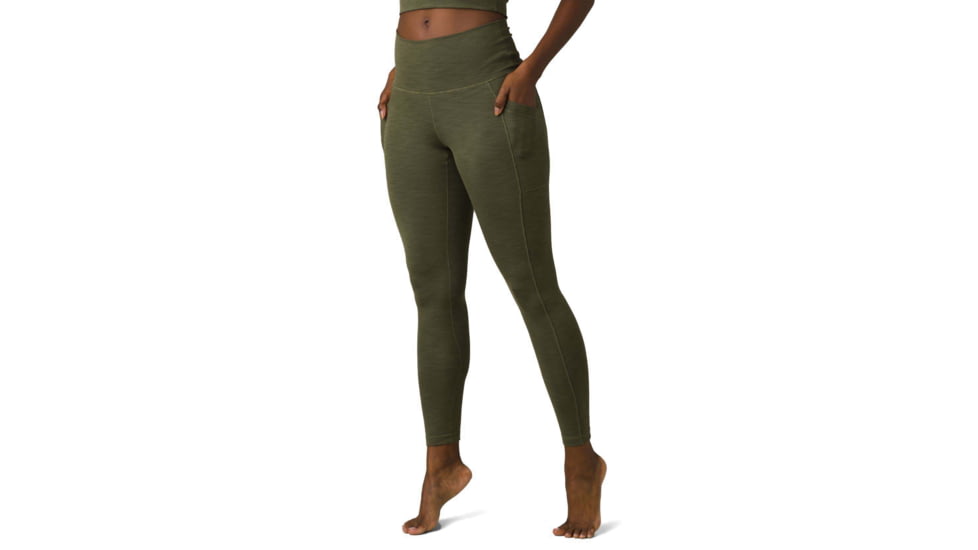 prAna Becksa 7/8 Legging - Women's, Small, Cargo Green Heather, W41180589-301-S