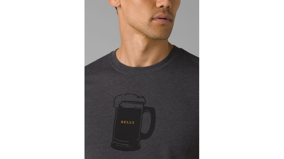 prAna Beer Belly Journeyman - Mens, Charcoal Heather, L, 1966291-001-L