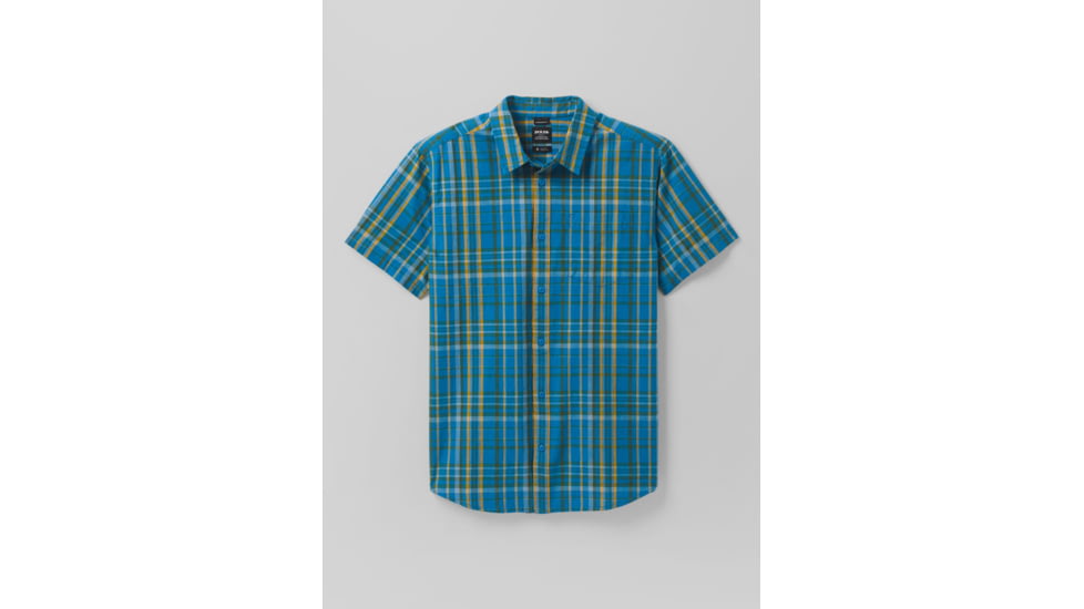 prAna Benton Shirt - Mens, Blue Waters, M, 1970201-400-ST-M