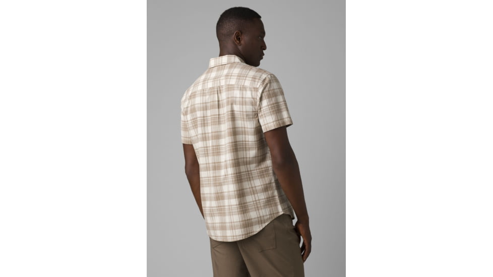 prAna Benton Shirt - Mens, Chalk, L, 1970201-100-ST-L