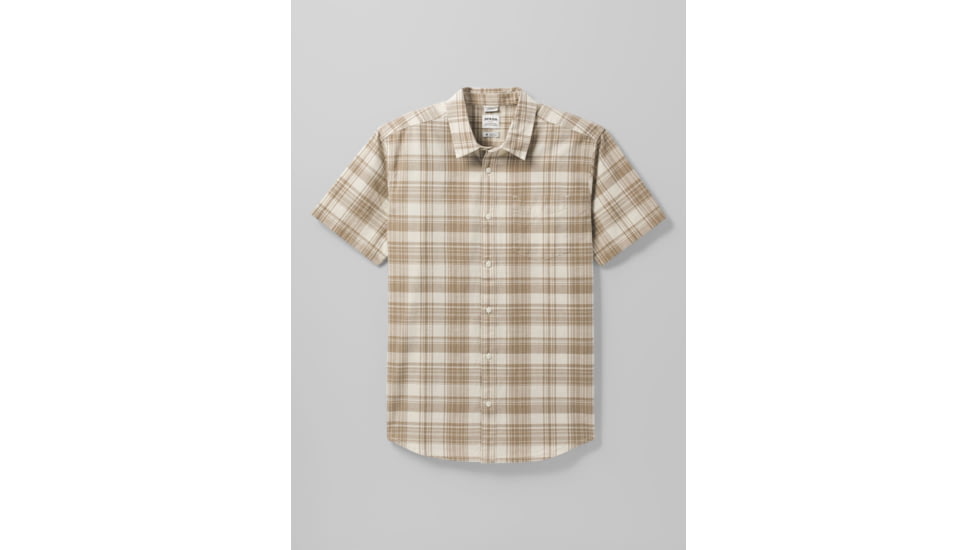 prAna Benton Shirt - Mens, Chalk, L, 1970201-100-ST-L