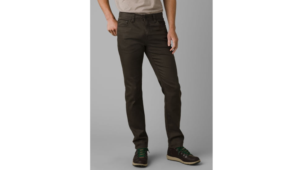 prAna Bridger Jean 32 Inseam Jeans, Black Olive, 36, M4BD32315-BKOL-36