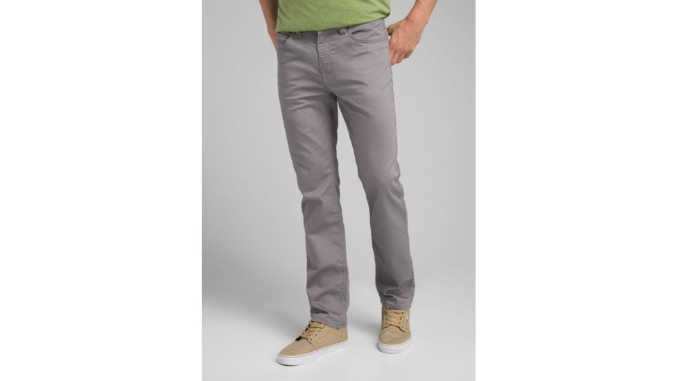prAna Bridger Jean - Mens, Gravel, 34 Waist, Regular Inseam, M4BD32315-GRA-34