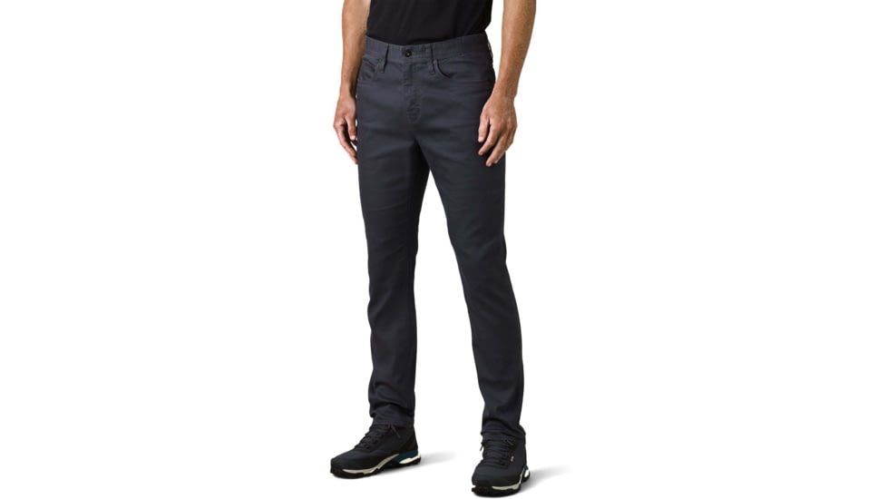 prAna Bridger Slim Tapered Jean Jeans, 32 Inseam, Chalkboard, 34, 1964791-020-32-34