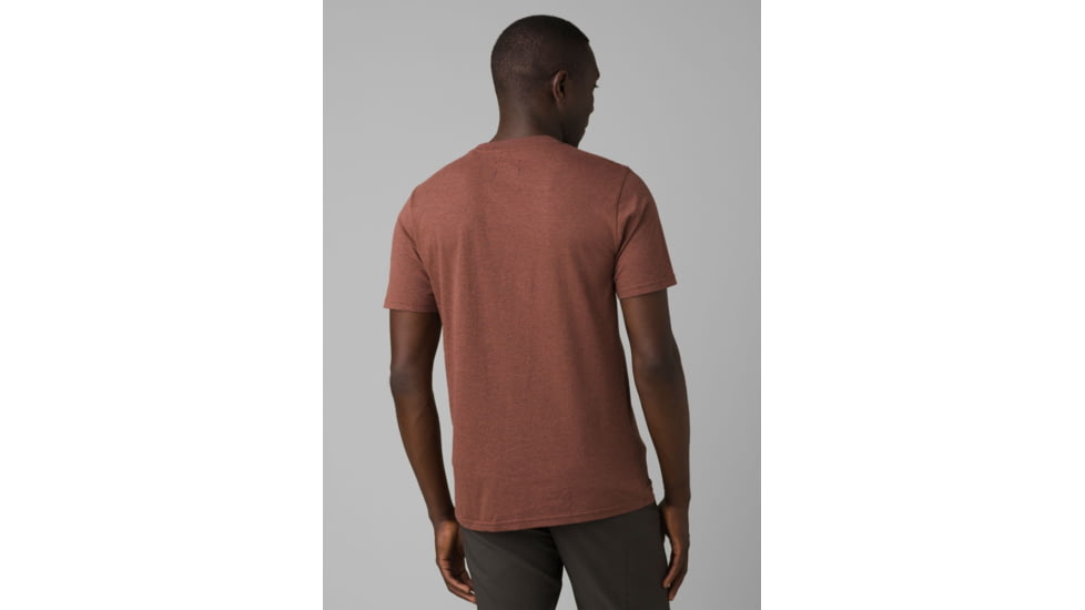 prAna Buck Wild Journeyman 2 T-Shirt, Clove Heather, Large, 1966771-600-ST-L