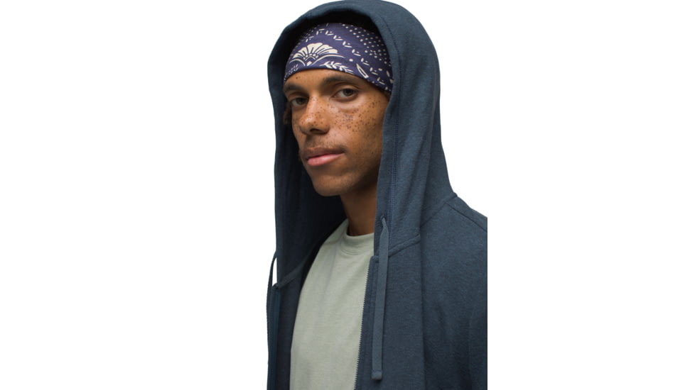 prAna Cardiff Fleece Full Zip - Mens, Dark Sky Heather, Medium, 1968001-400-M