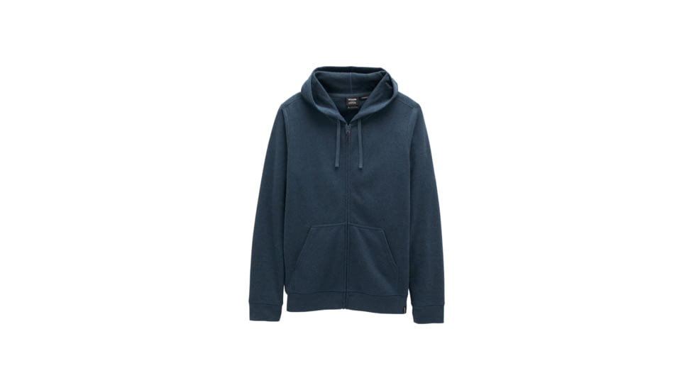 prAna Cardiff Fleece Full Zip - Mens, Dark Sky Heather, Medium, 1968001-400-M