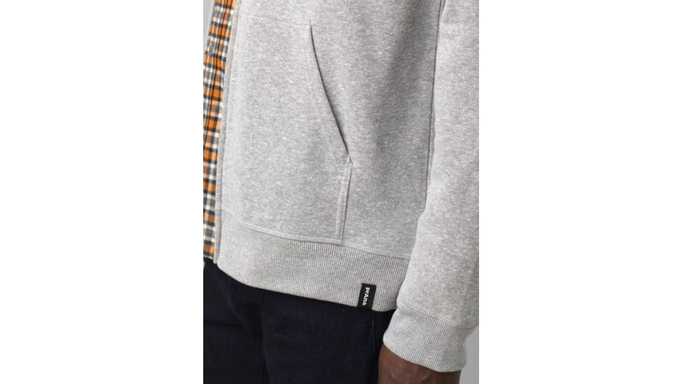 prAna Cardiff Fleece Full Zip - Men's, Large, Heather Grey, 1968001-020-ST-L