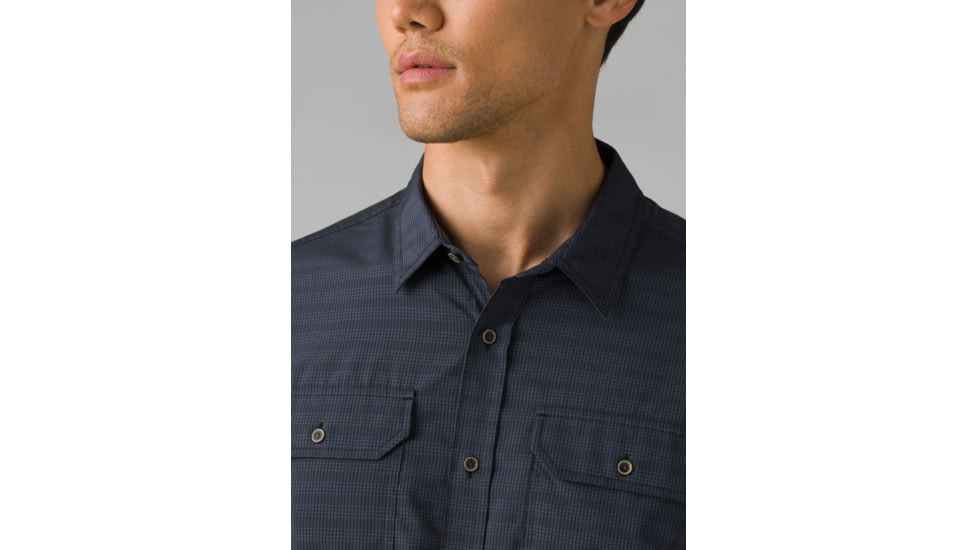 prAna Cayman Shirt - Mens, Charcoal, M, 1969721-020-ST-M