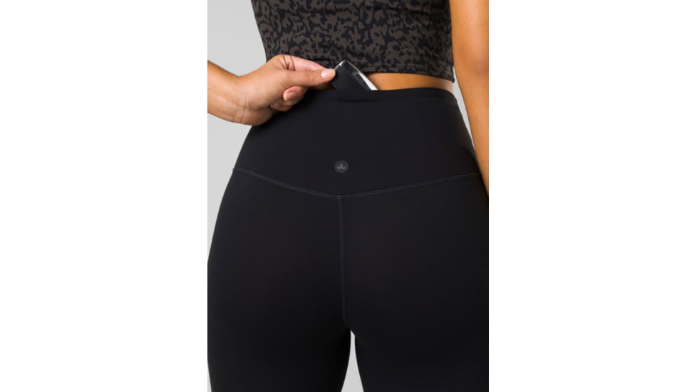 prAna Chakara 7/8 Legging - Womens, Black, Large, 1972201-001-L