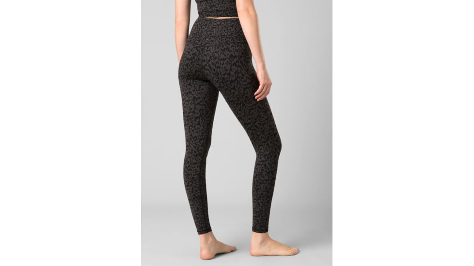 prAna Chakara 7/8 Legging - Womens, Dark Iron Wild, Small, 1972201-020-S