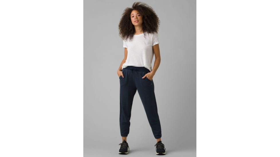 prAna Cozy Up Ankle Pant Pants, Nautical Heather, Large, 1961271-400-L