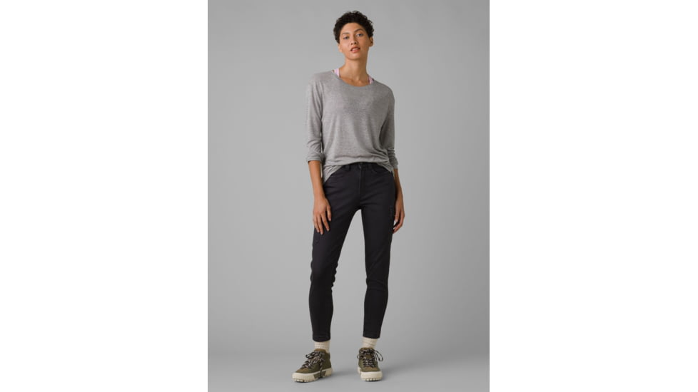prAna Dollia Ankle Pant Pants, Charcoal, 4, 1961501-020-4