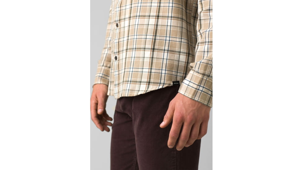 prAna Edgewater Shirt - Men's, Large, Chalk, 1964351-100-SL-L