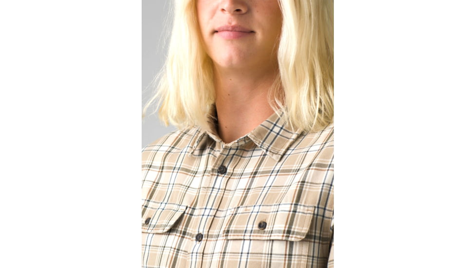 prAna Edgewater Shirt - Men's, Large, Chalk, 1964351-100-SL-L