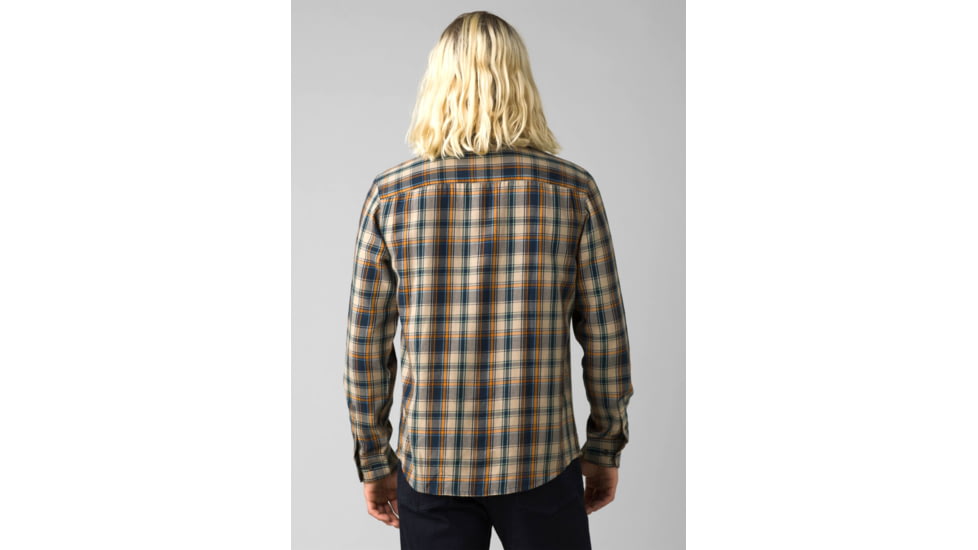 prAna Edgewater Shirt - Men's, Large, Nautical, 1964351-401-SL-L