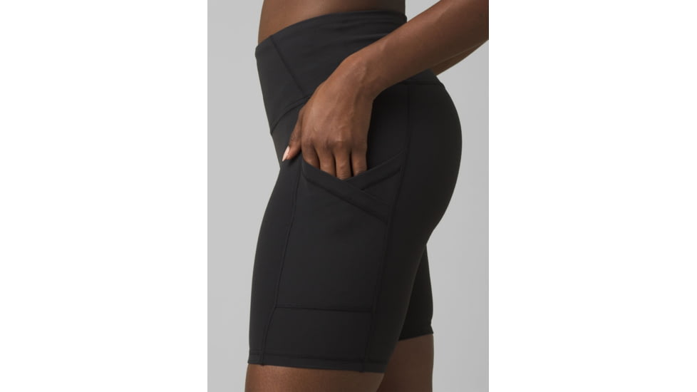 prAna Electa Short Shorts, Black, Large, 1966011-001-L