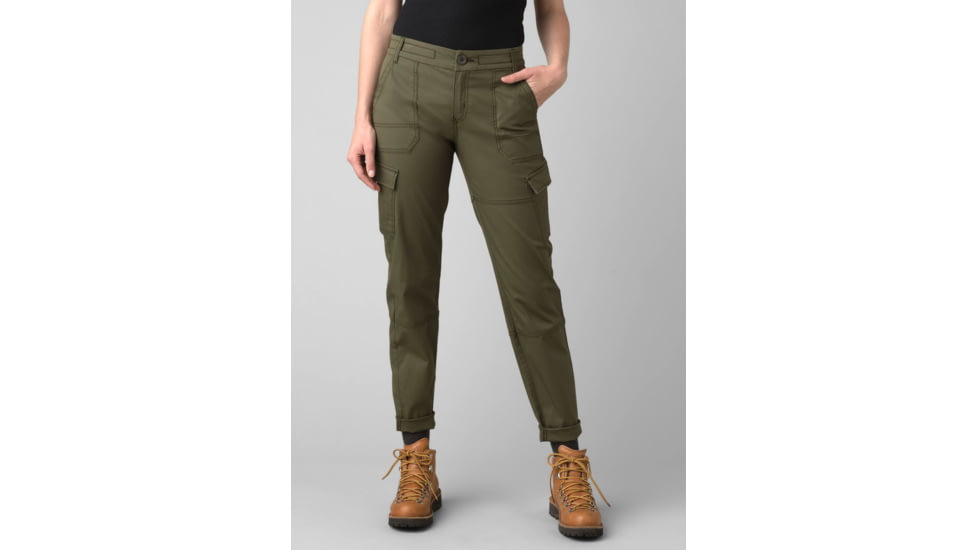 prAna Elle Cargo Pant - Womens, Cargo Green, 2, 1968351-300-RG-2