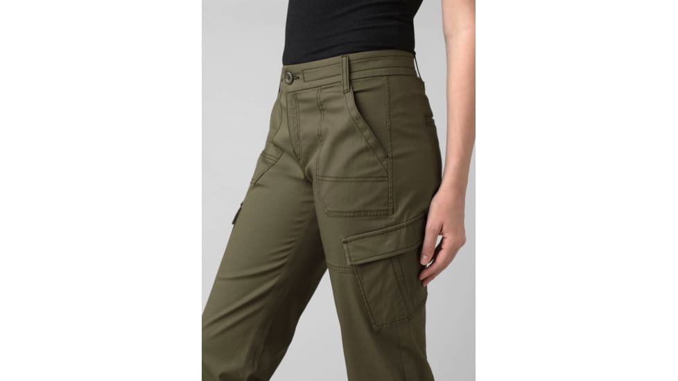 prAna Elle Cargo Pant - Womens, Cargo Green, 2, 1968351-300-RG-2
