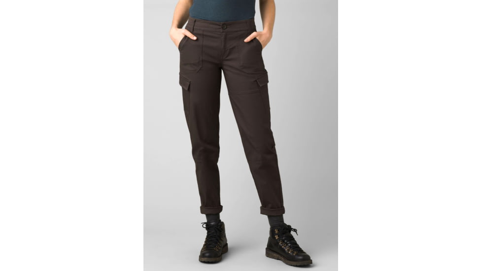 prAna Elle Cargo Pant - Womens, Dark Iron, 0, 1968351-020-RG-0